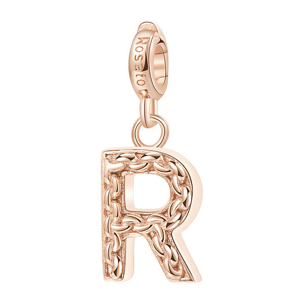 [RZ096] Charm donna Rosato Gioielli Storie LETTERA R RZ096