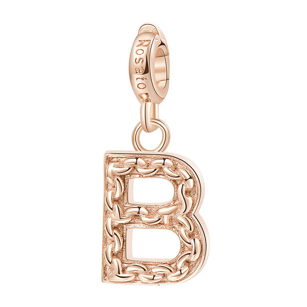 [RZ080] Charm donna Rosato Gioielli Storie LETTERA B RZ080