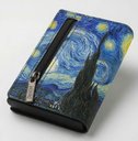 portafoglio moero pro zip limited edition notte stellata van gogh vera pelle saffiano 2.webp