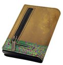 portafoglio moero pro zip limited edition bacio di klimt vera pelle saffiano 2.webp