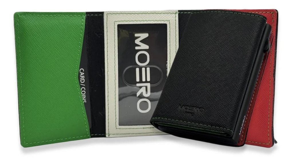 Portafoglio MOERO PRO PLUS 4.0 saffiano ITALIAN FLAG