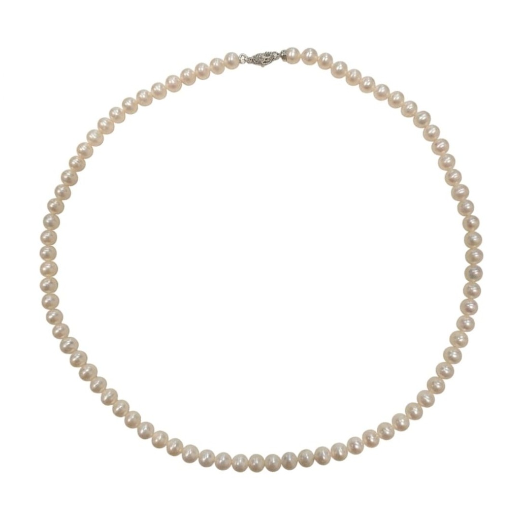 Bracciale perle naturali oro bianco 18 carati (copia)