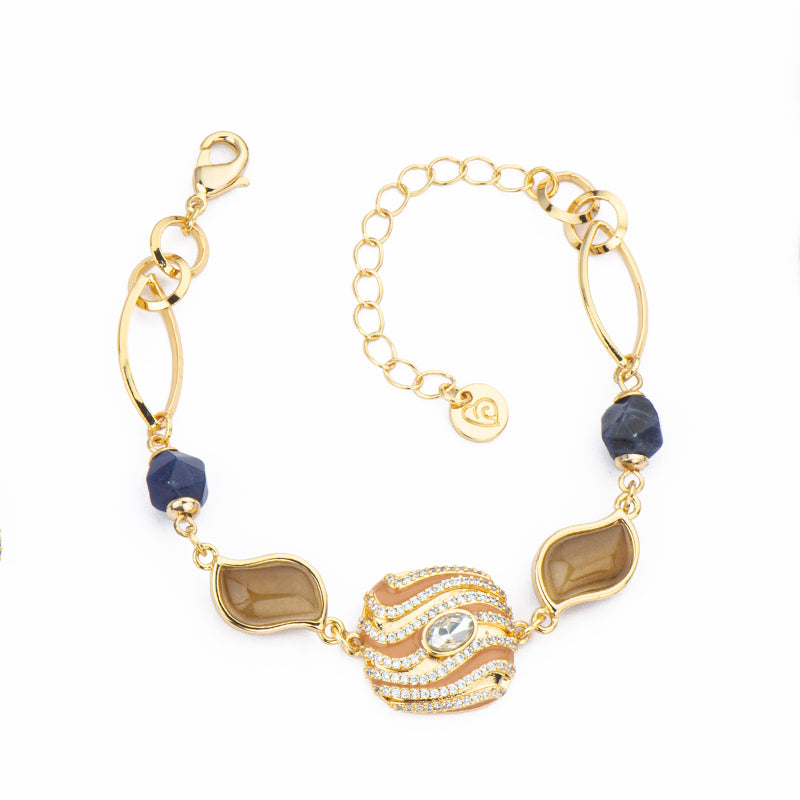 [BL41638-BL55] Bracciale donna Barbieri Creazioni Desert caramello