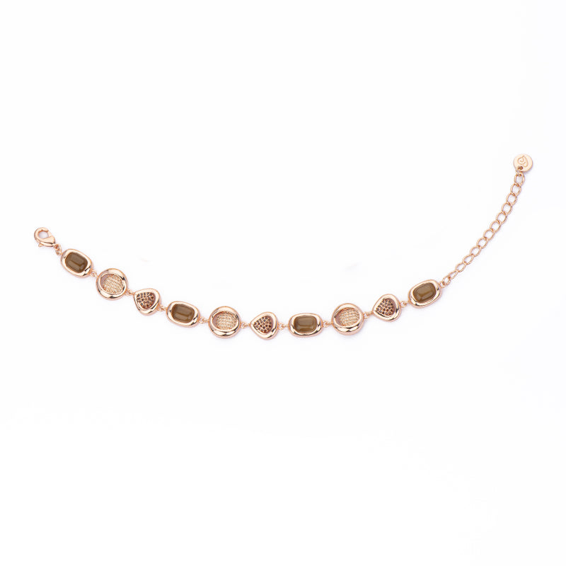 [BL41754-XL34] Bracciale donna Barbieri Creazioni Coquette tiger eye