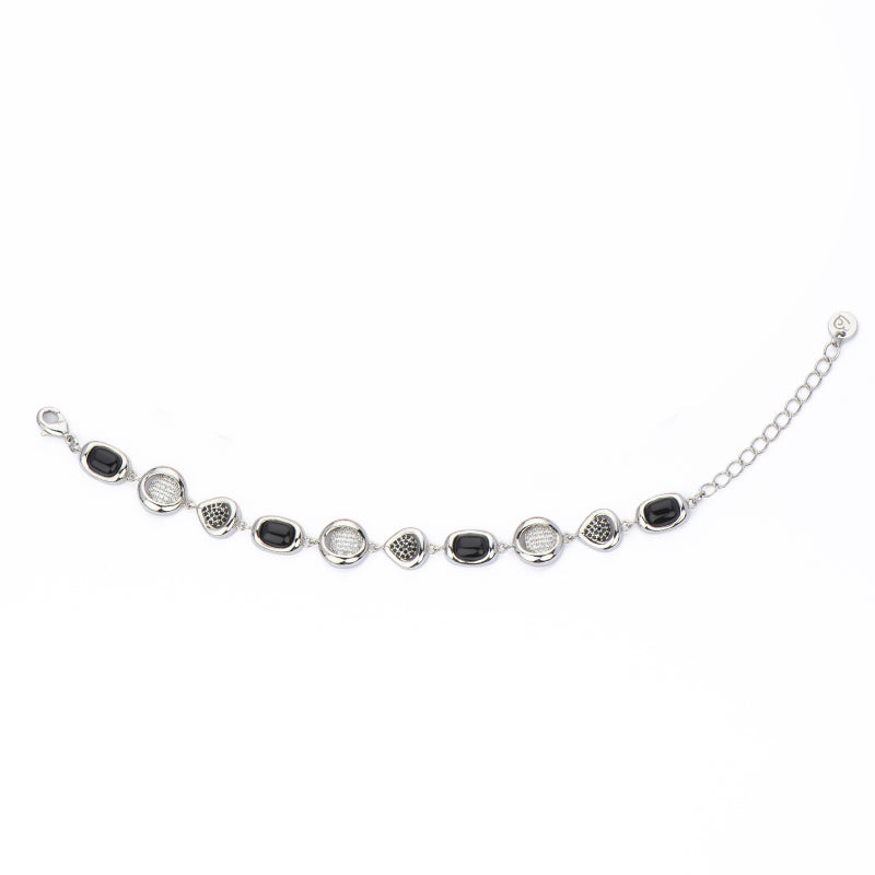 [BL41754-XR89] Bracciale donna Barbieri Creazioni Coquette rodio
