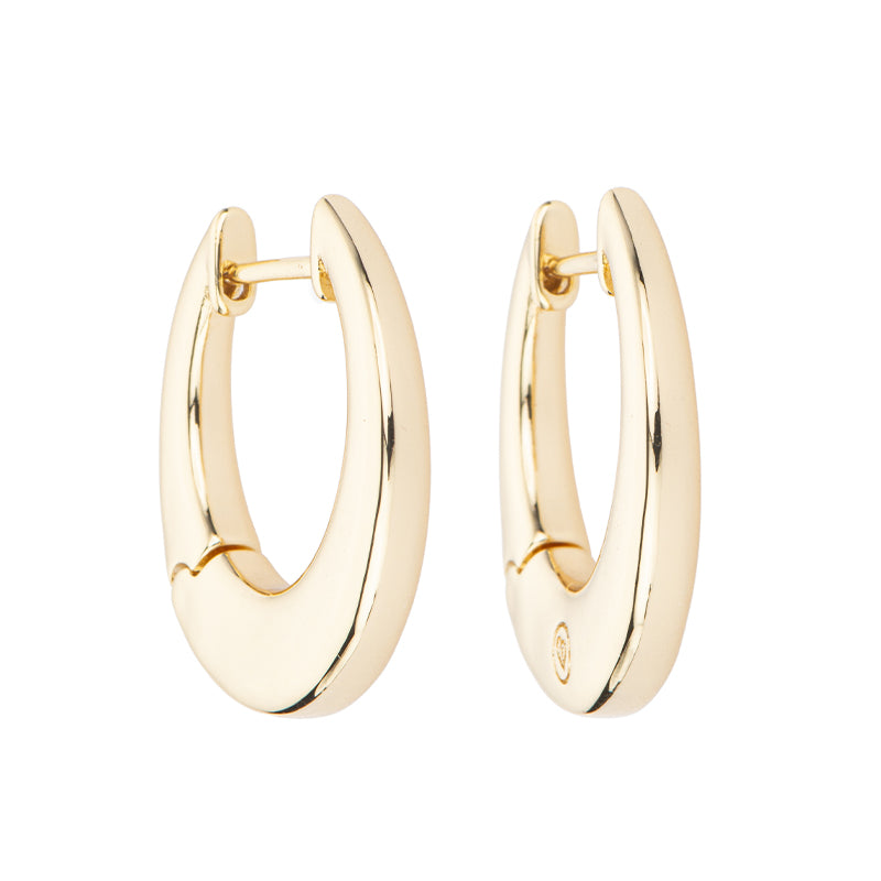 [OR41625-ML01] Orecchini donna Barbieri Creazioni Moonless creola oro