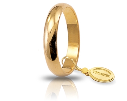 [040AFN001000001075001] Fede nuziale Unoaerre Classica 4 gr oro giallo