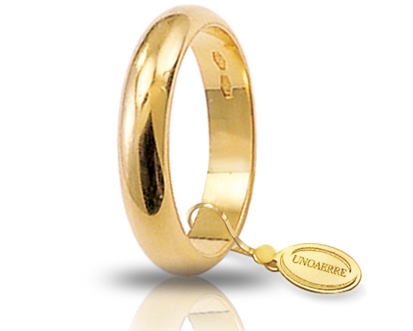 [060AFN001000001075001] Fede nuziale Unoaerre Classica 6 gr oro giallo