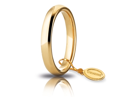 [035AFC001000001075001] Fede nuziale Unoaerre Comoda 3,5 mm oro giallo