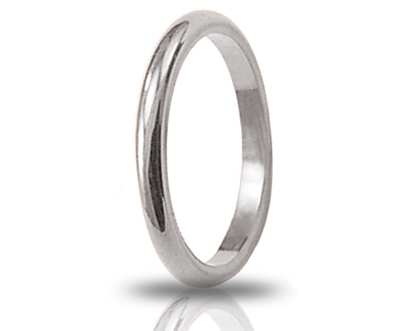 [030AFN004000002092504] Fedina Unoaerre Classica Francesina 2,2 mm argento 925