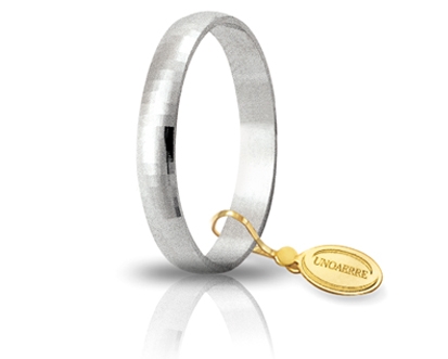 [000AF 246000001075004] Fedina di fidanzamento Unoaerre Iris 3 mm oro bianco