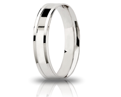 [000AF 305000002092504] Fedina di fidanzamento Unoaerre Girasole 4 mm argento 925
