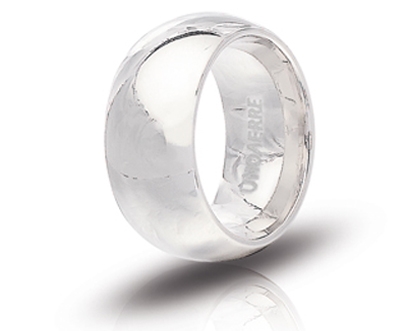[100AFC001000002092504] Fedina di fidanzamento Unoaerre Lillà 10 mm argento 925