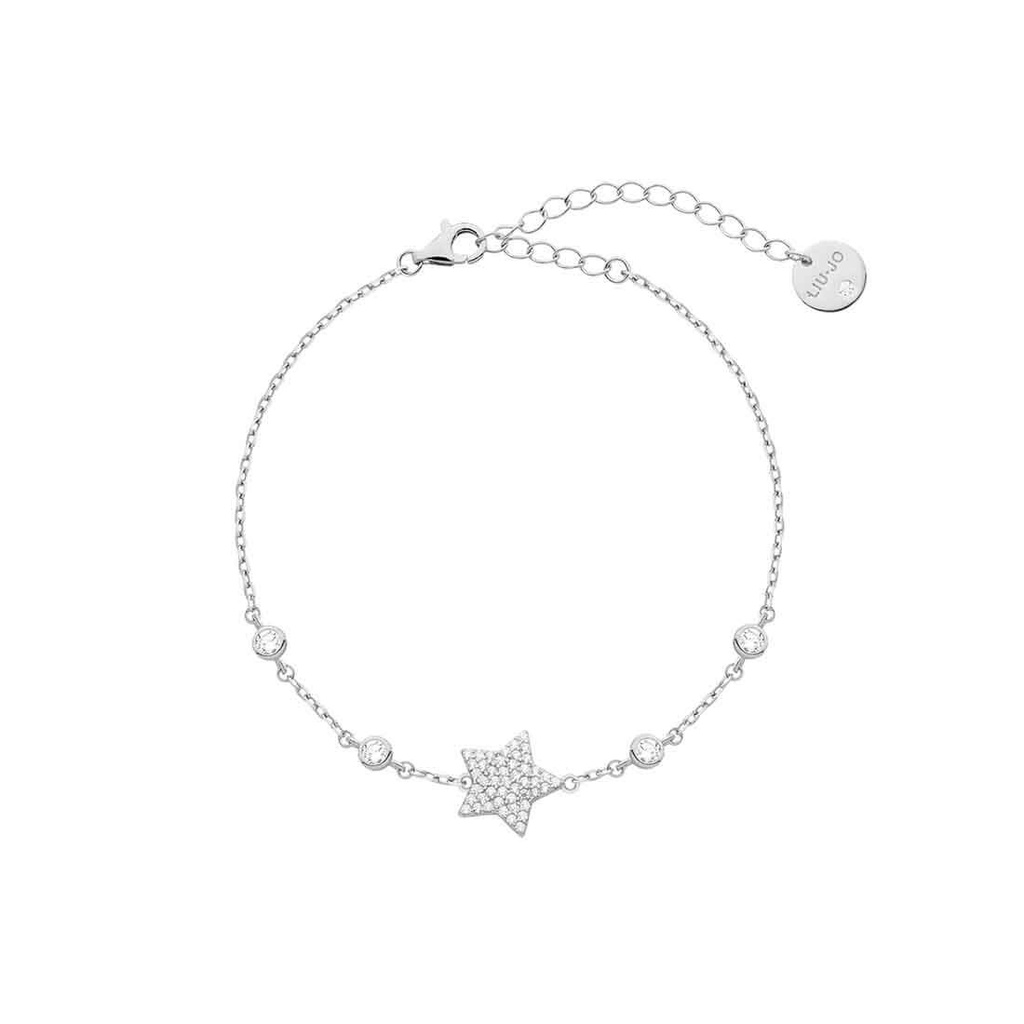[ALJ251] Bracciale Liu Jo Luxury in argento 925 con stella e zirconi ALJ251