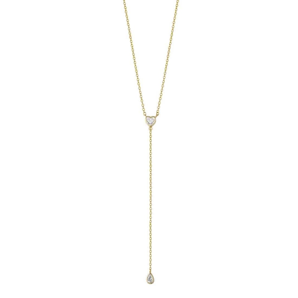 [ALJ287] Collana Liu Jo Luxury in argento color oro a Y ALJ287