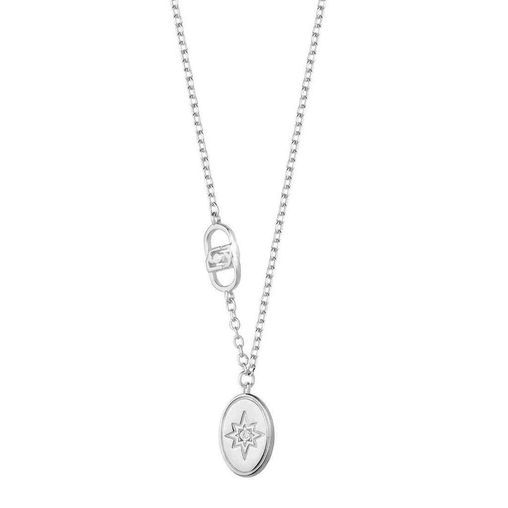 [ALJ260] Collana Liu Jo Luxury in argento con medaglia ALJ260