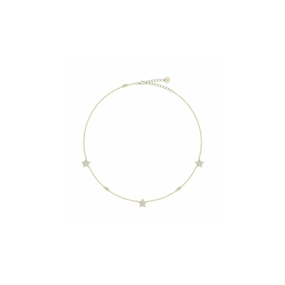 [ALJ342] Collana Liu Jo Luxury in argento 925 dorato con stelle e zirconi ALJ342