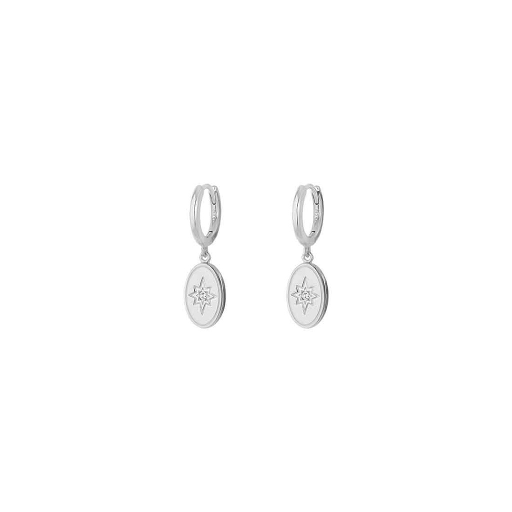 [ALJ262] Orecchini Liu Jo Luxury pendenti in argento con medaglia ALJ262