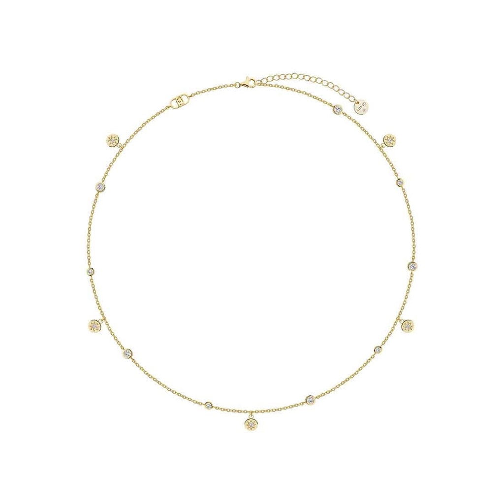 [ALJ279] Collana Liu Jo Luxury in argento dorato con medagliette ALJ279