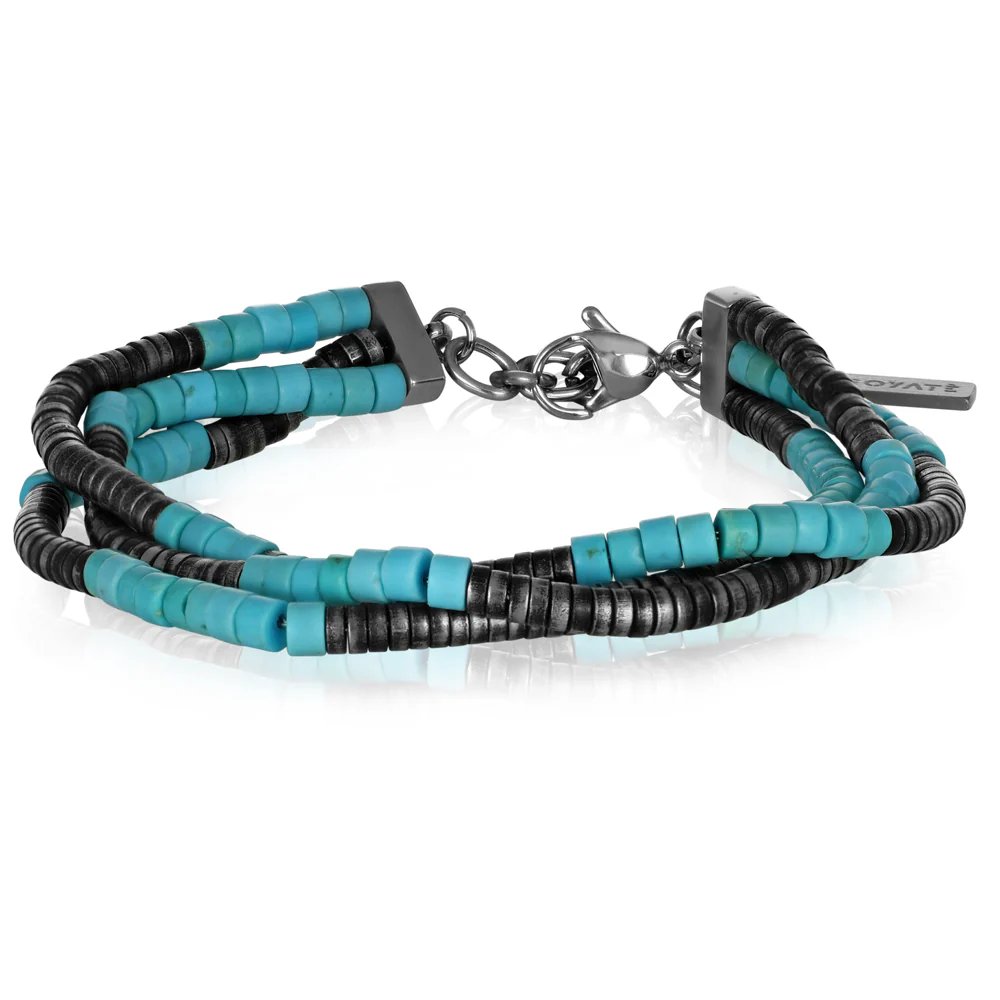 [BACM0934ST] Bracciale uomo acciaio Myron Goyate