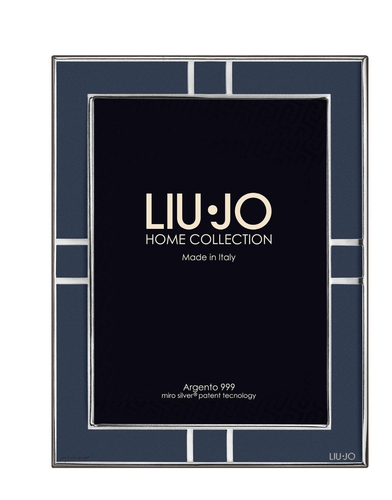 [LJAC007M] Cornice portafoto Liu Jo Luxury in argento 999 blu e argento 13x18 LJAC007M