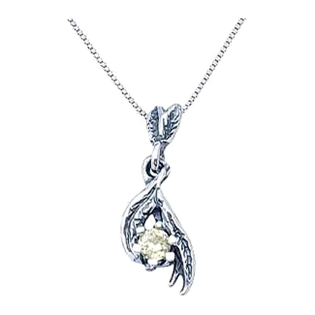 [EVO 501 ARG] Bruzia Gioielli – Punto Luce Pendant, lemon yellow zircon EVO 501