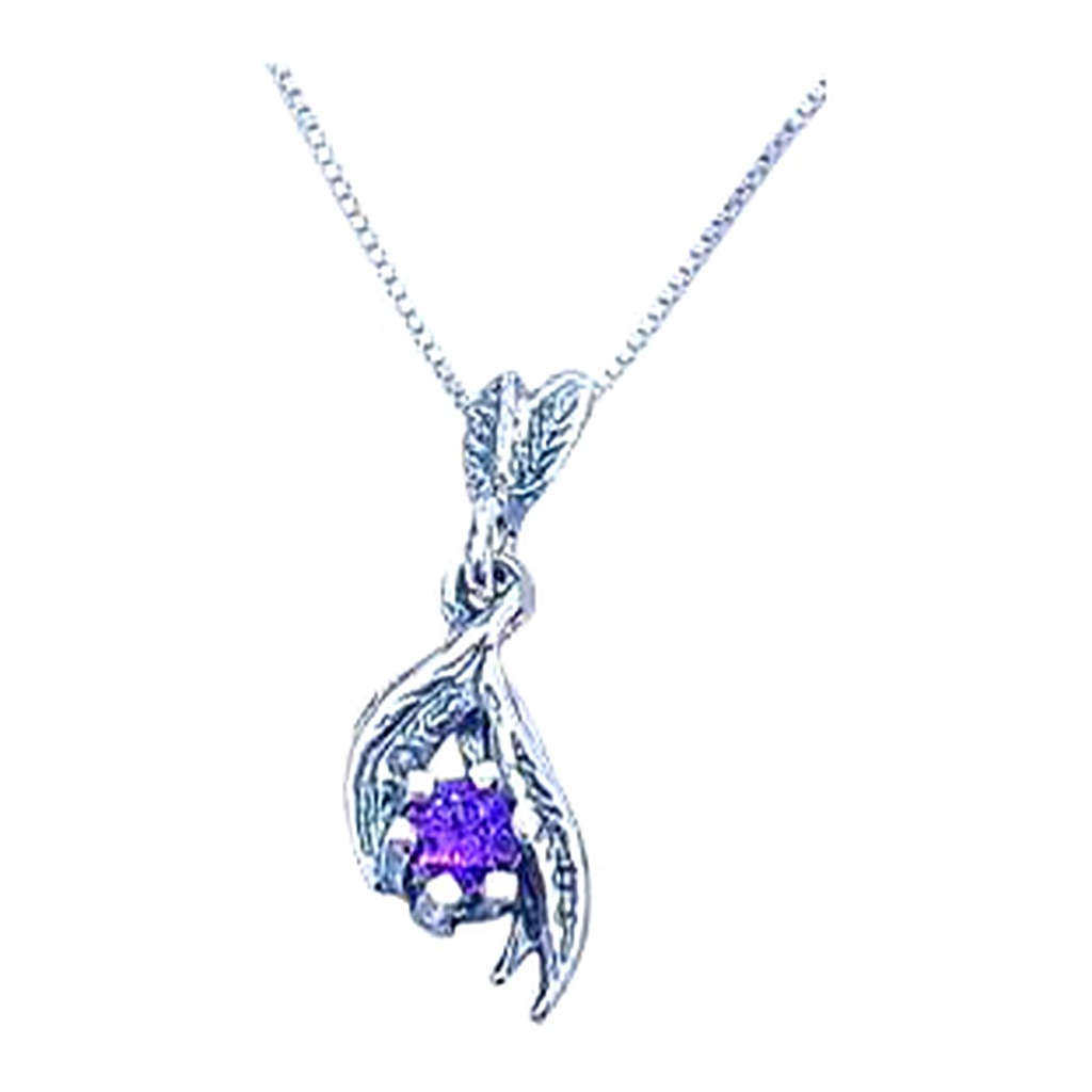[EVO 505 ARG] Bruzia Gioielli – Punto Luce Pendant, amethyst violet zircon EVO 505