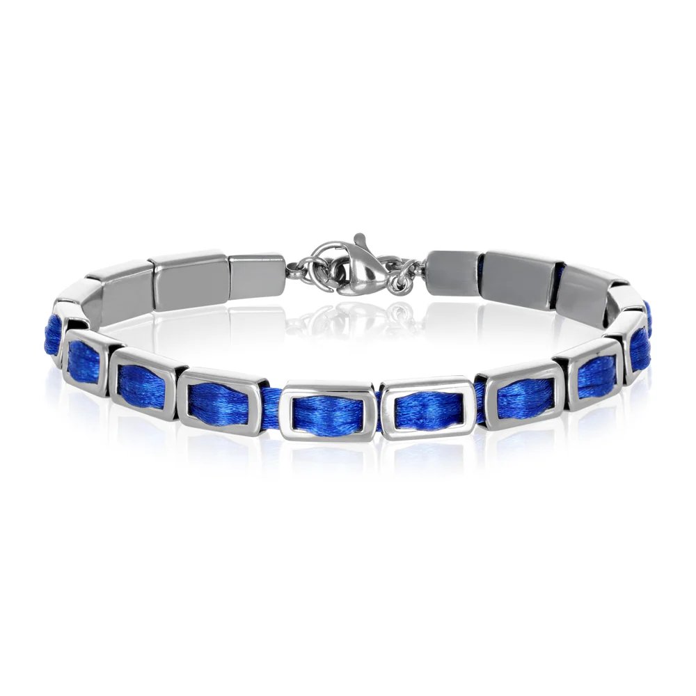 [BACM0932SDB] Bracciale uomo acciaio Silan Goyate