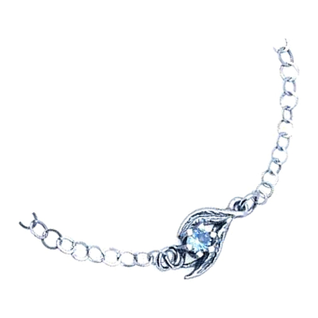 [EVO 521 ARG] Bruzia Gioielli – Punto Luce Bracelet, sky-blue topaz zircon EVO 521