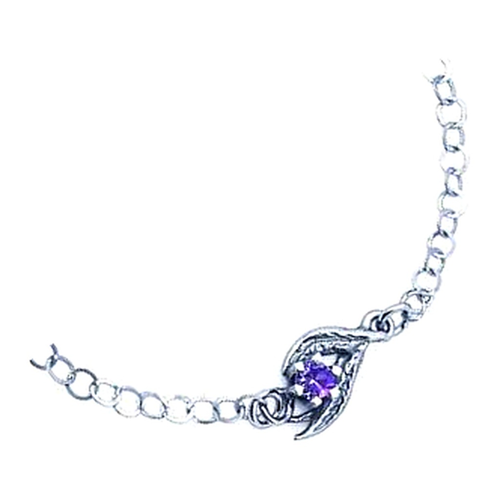 [EVO 523 ARG] Bruzia Gioielli – Punto Luce Bracelet, amethyst violet zircon EVO 523