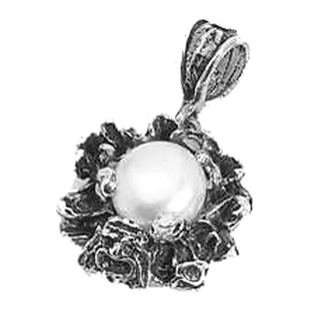 [EVO 207 ARG] Bruzia Gioielli – Pendant with white natural pearl 8.0/9.0 EVO 207