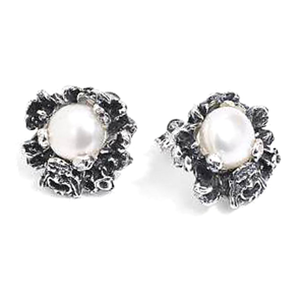 [EVO 210 ARG] Bruzia Gioielli – Earrings with white natural pearls 8.0/9.0 EVO 210