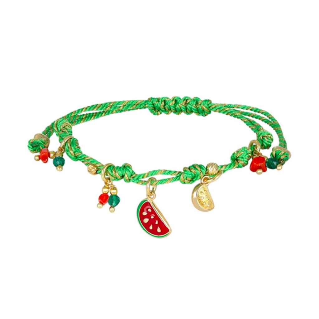 [BARP0646GRE] Bracciale argento charm anguria Nivy BARP0646GRE