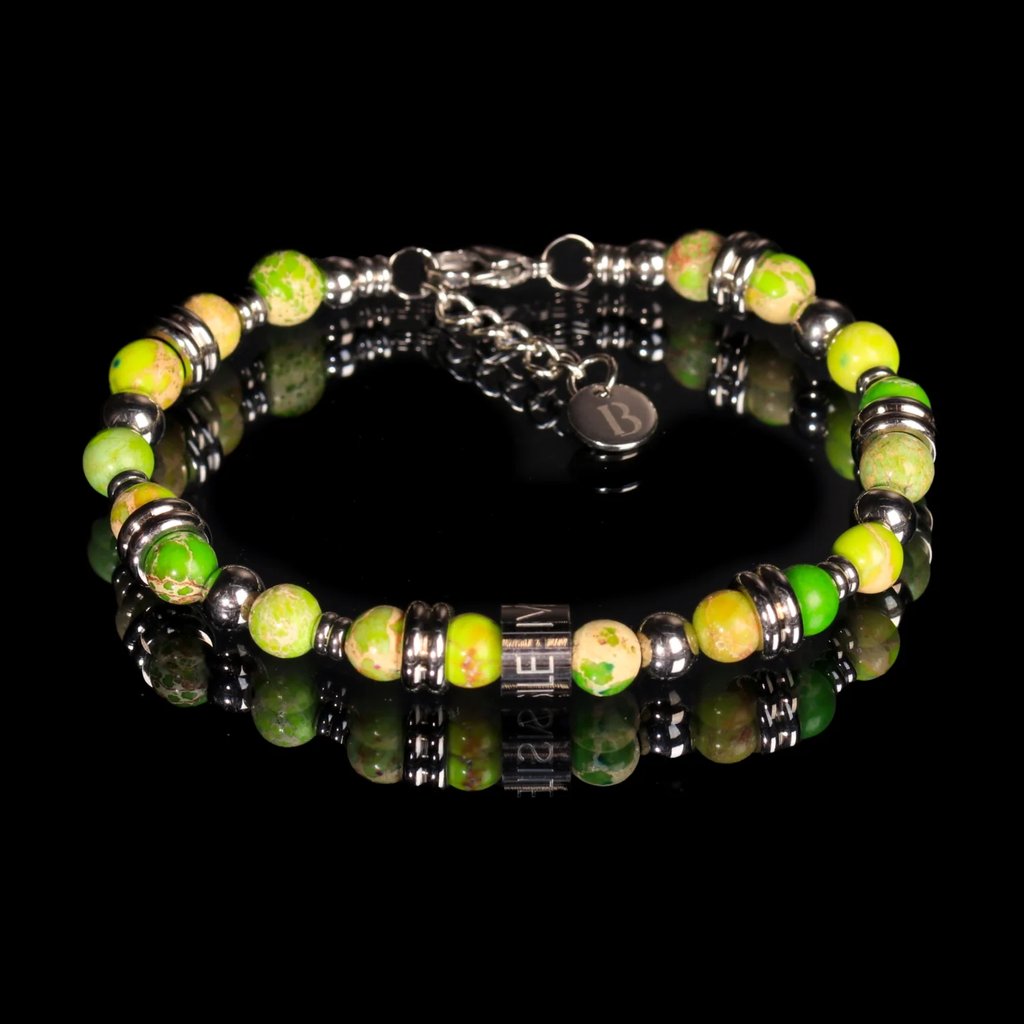 [DIA20] Bracciale Ivan Basile Diaspro imperiale DIA20