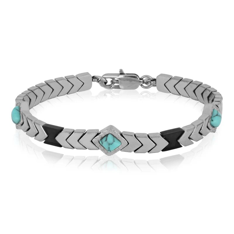 [BACM0835#ST] Bracciale uomo acciaio Ripper Goyate
