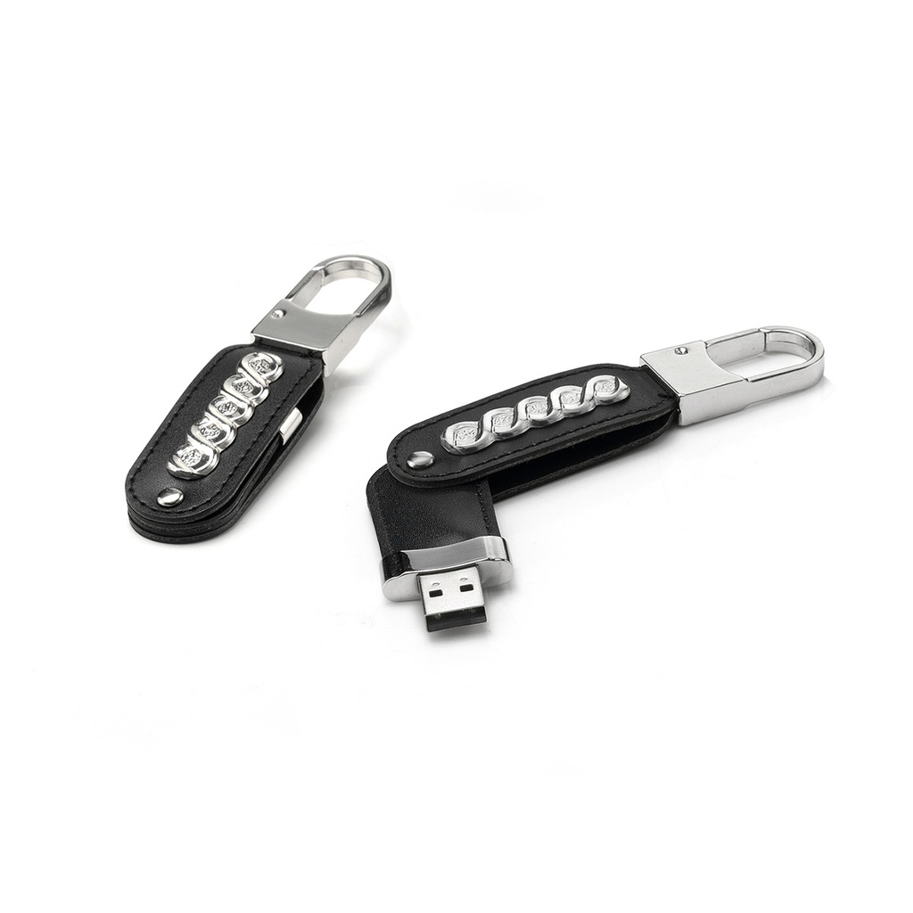 [usb16gb] Portachiavi in pelle con penna usb 16gb Acca castellani