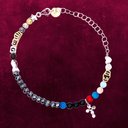 [AGI 1000/B-OR] Bracciale donna IESUS Agios gioielli croce dorata