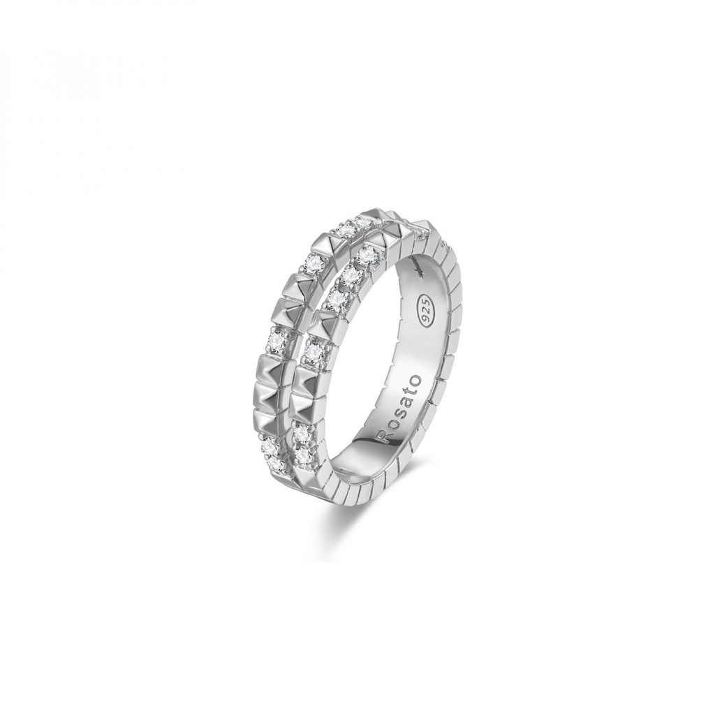 Anello argento donna Rosato Gioielli CUBICA RZA013
