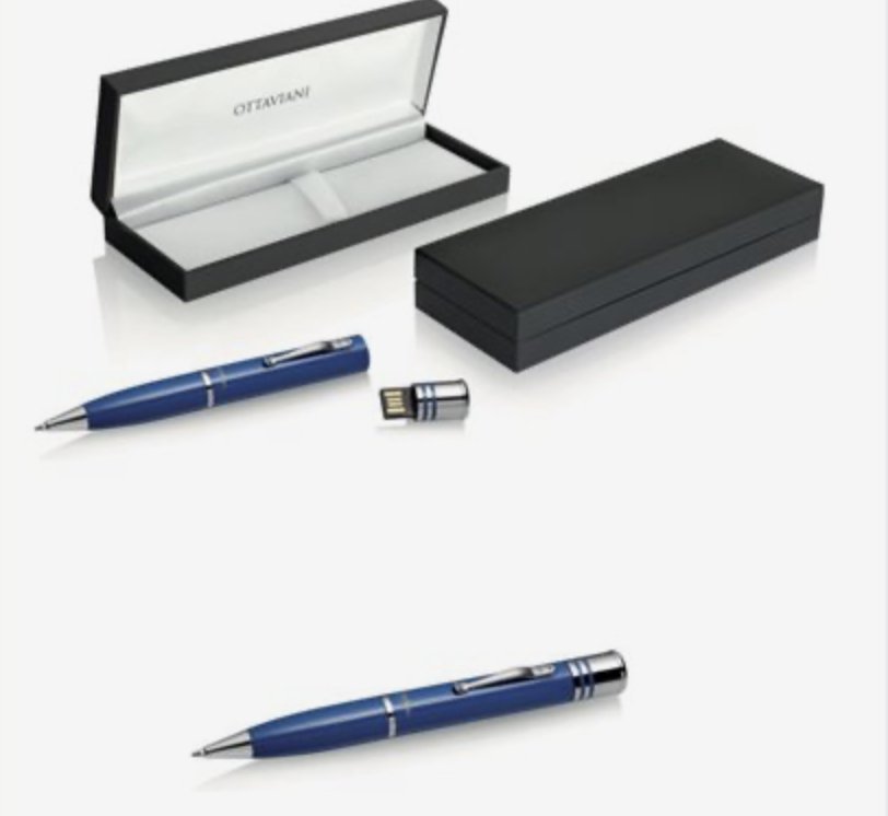 [84297] Penna biro Ottaviani con penna usb 16 gb 84297