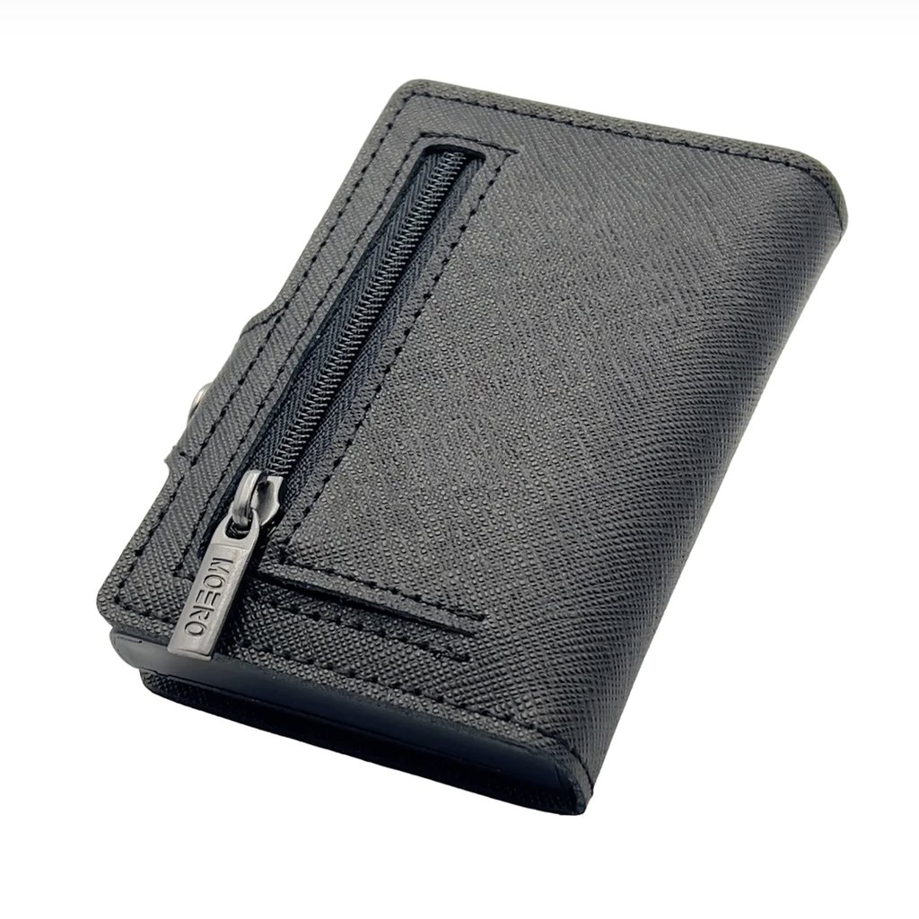 portafoglio moero rfid 4.0 max saffiano zip 2