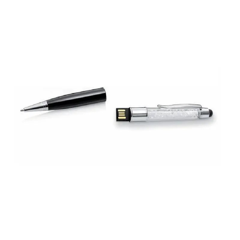 [84291] Penna roller Ottaviani con cristalli e usb 16 gb 84291