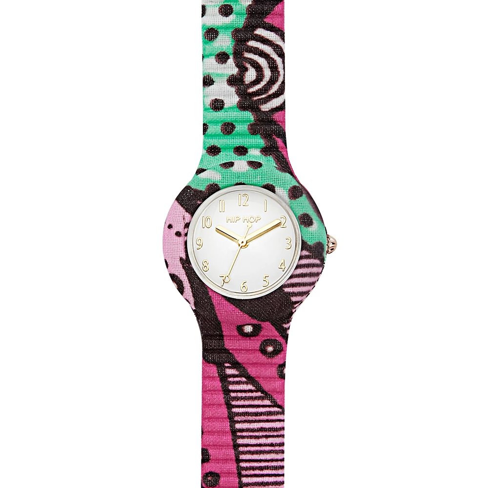 [HWU1143] Orologio hip hop donna Wax Block "Water Lily" Kechic Milano