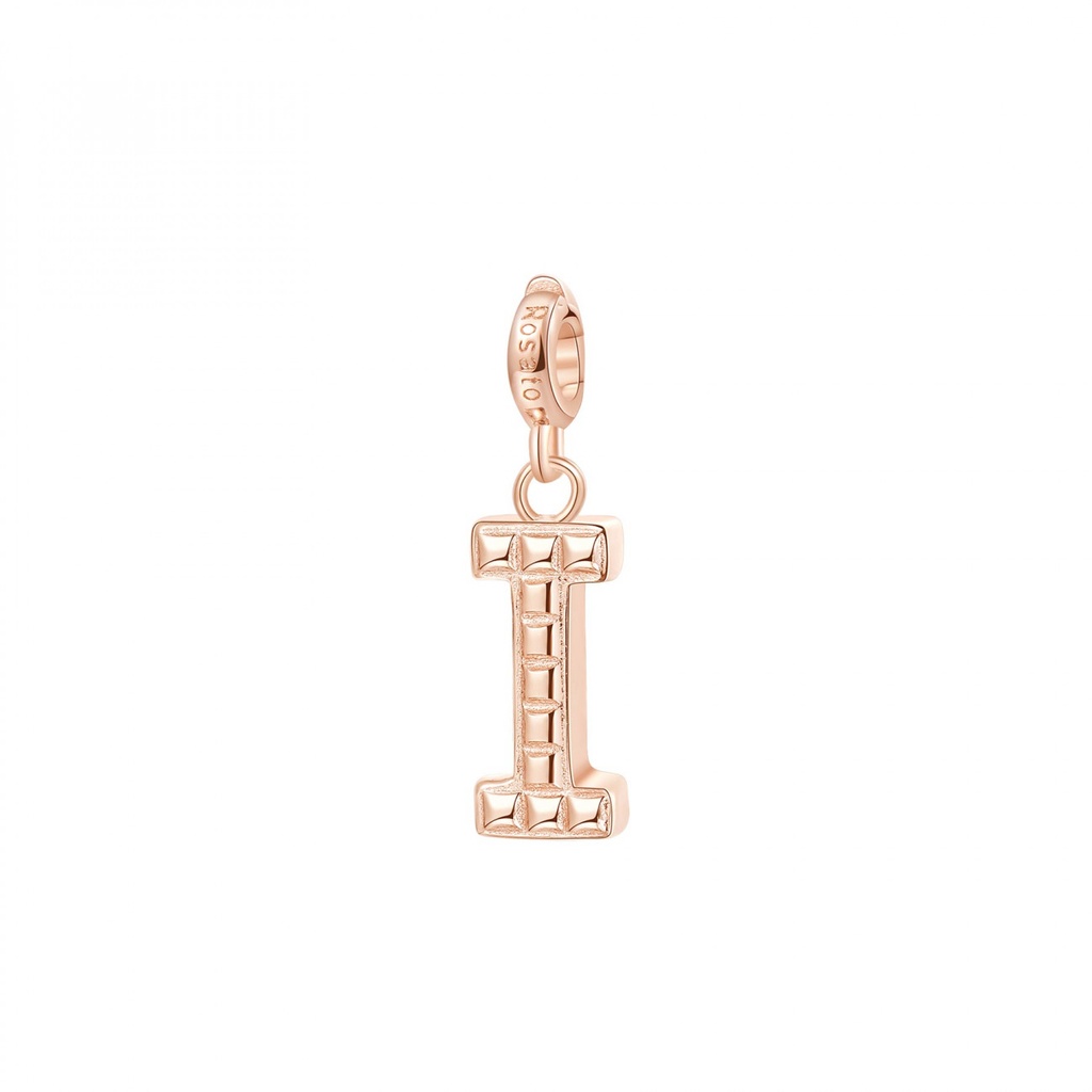 [RZ087] Charm donna Rosato Gioielli Storie LETTERA I RZ087