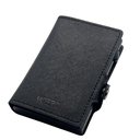 Portafoglio MOERO saffiano black zip 4.0