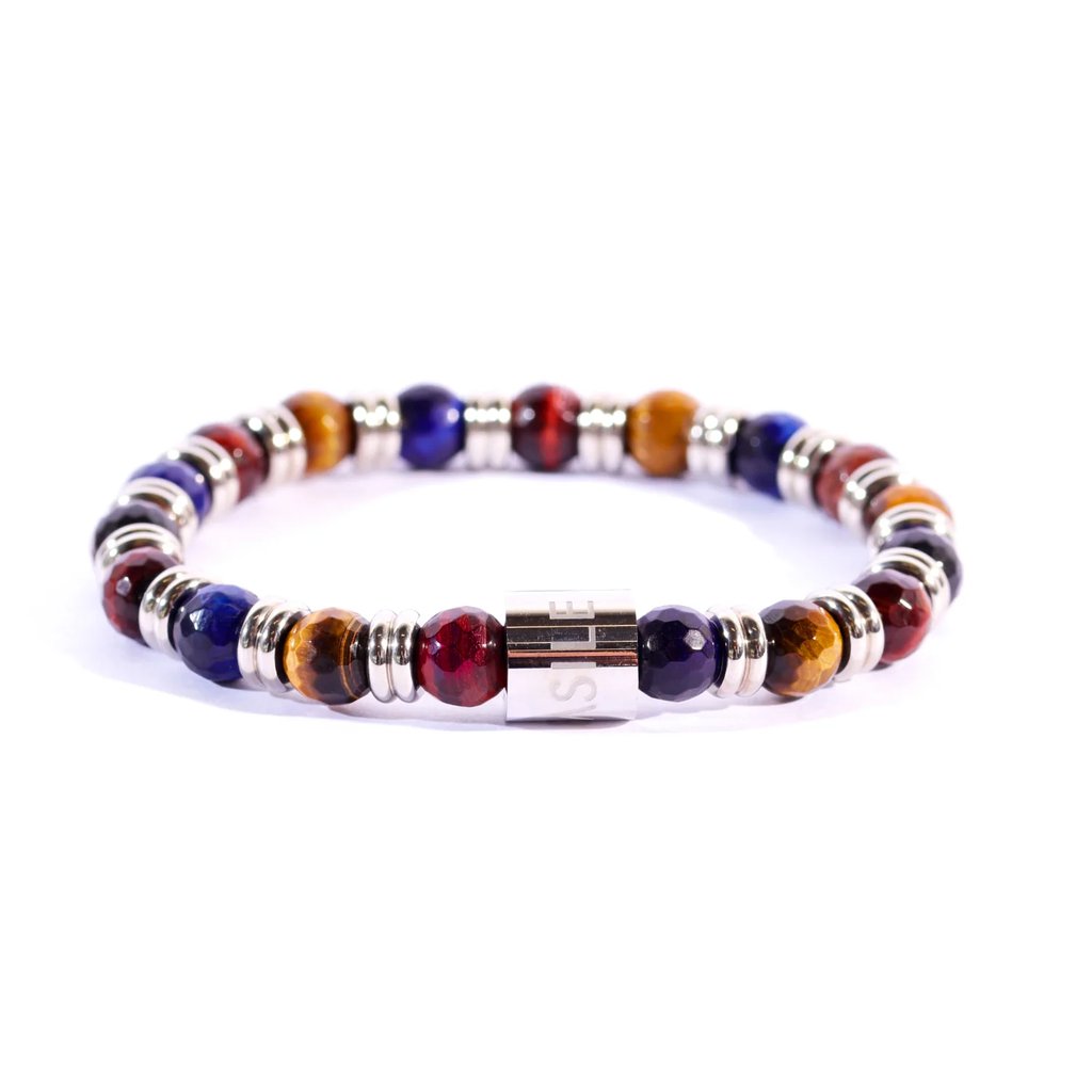 [IBTHREETIGER] Bracciale in pietra by Ivan Basile ETNICA - "THREE TIGER"