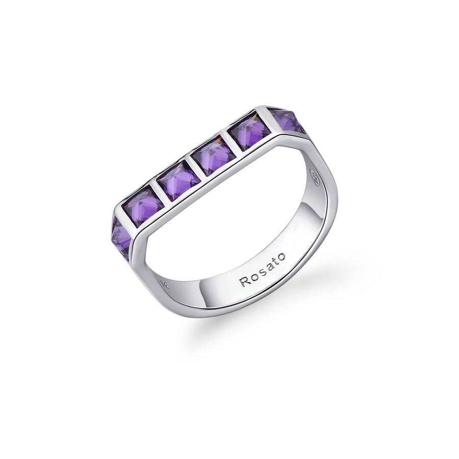 Anello argento donna Rosato Gioielli CUBICA RZCU95