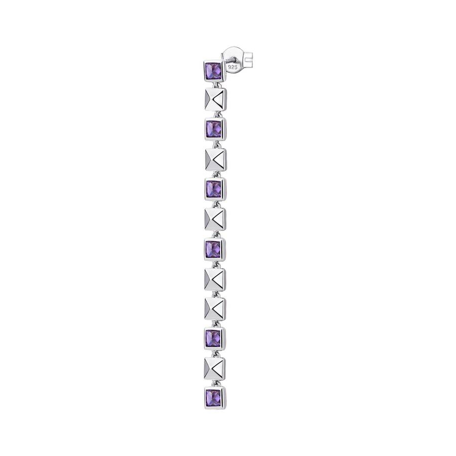 [RZCU80] Mono orecchino donna Rosato Gioielli CUBICA RZCU80