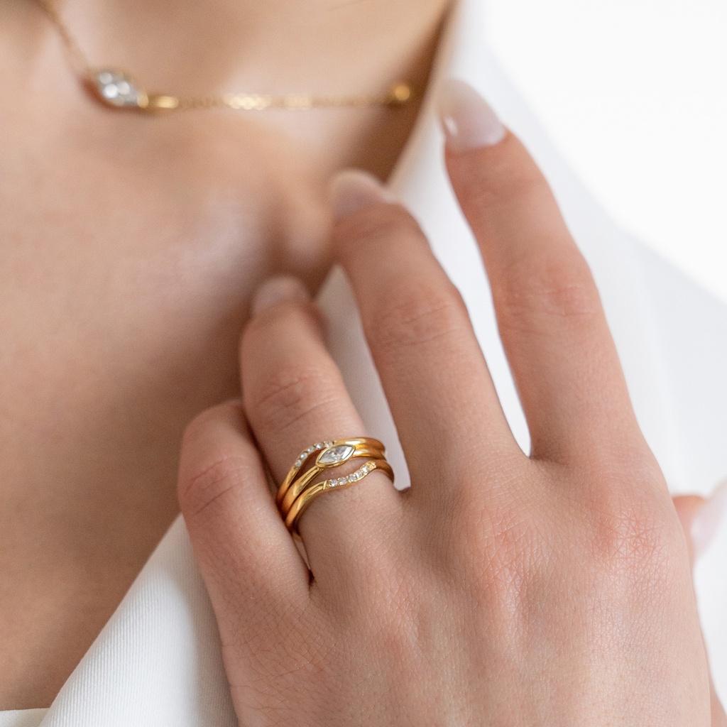 set 3 anelli Breil donna my lucky collection Giulia Salemi 2