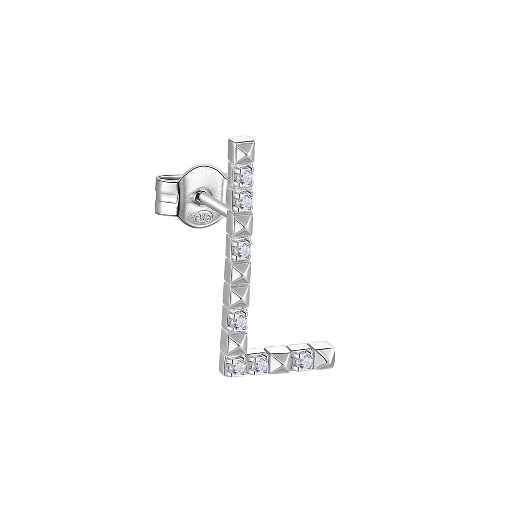[RZCU38] Mono orecchino donna argento lettera L Rosato Gioielli RZCU38