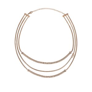 collana donna acciaio rosè Breil Wrap